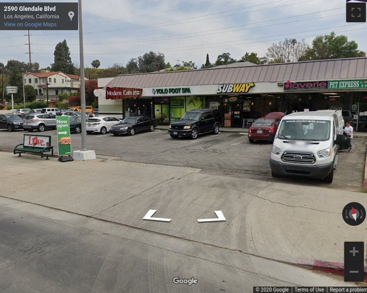 Street view of 2590 Glendale Blvd